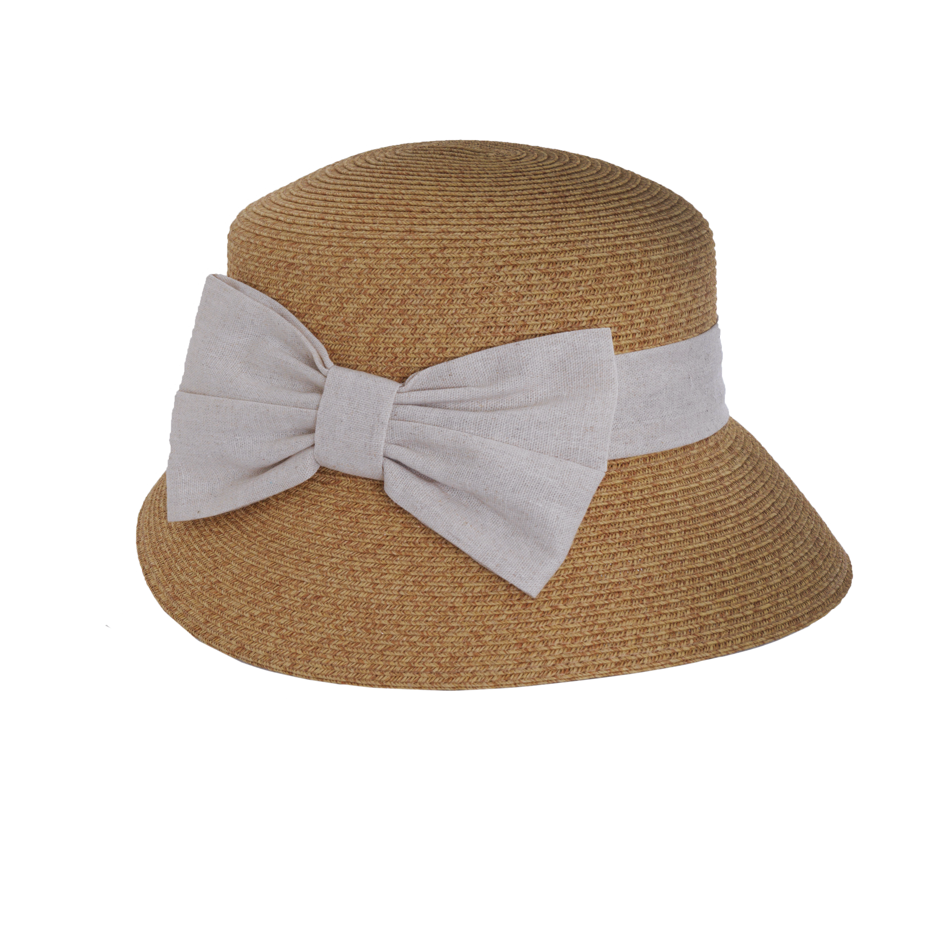 Linen Bow Asymmetric Natural/Natural