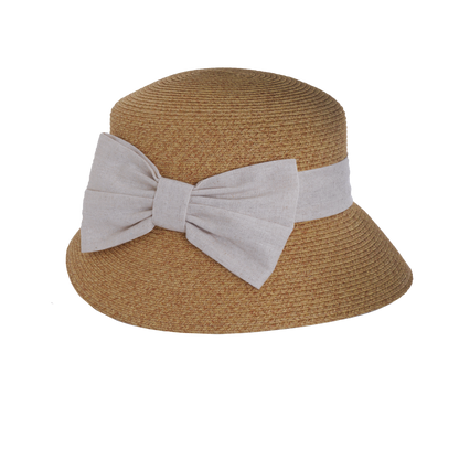 Linen Bow Asymmetric Natural/Natural