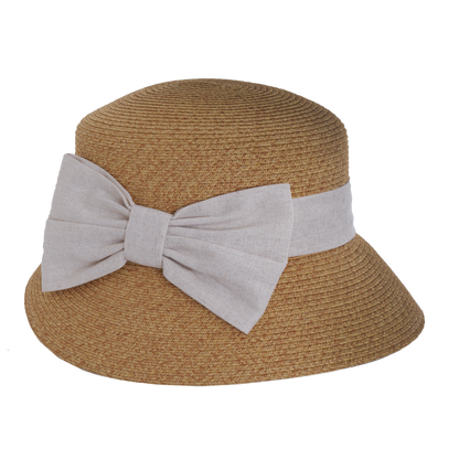 Linen Bow Asymmetric Natural/Natural