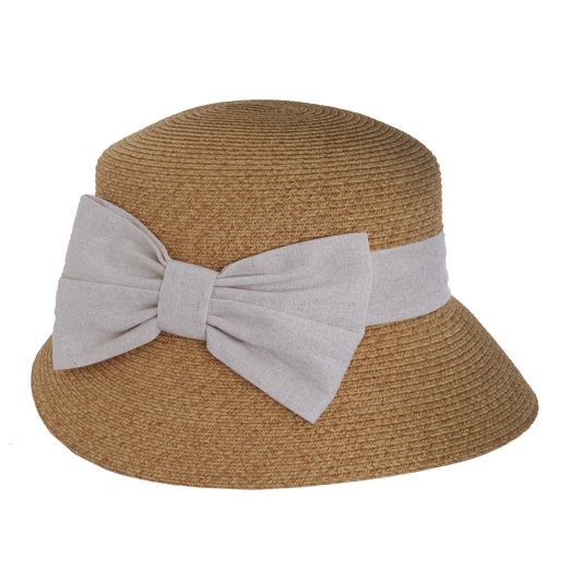 Linen Bow Asymmetric Natural/Natural