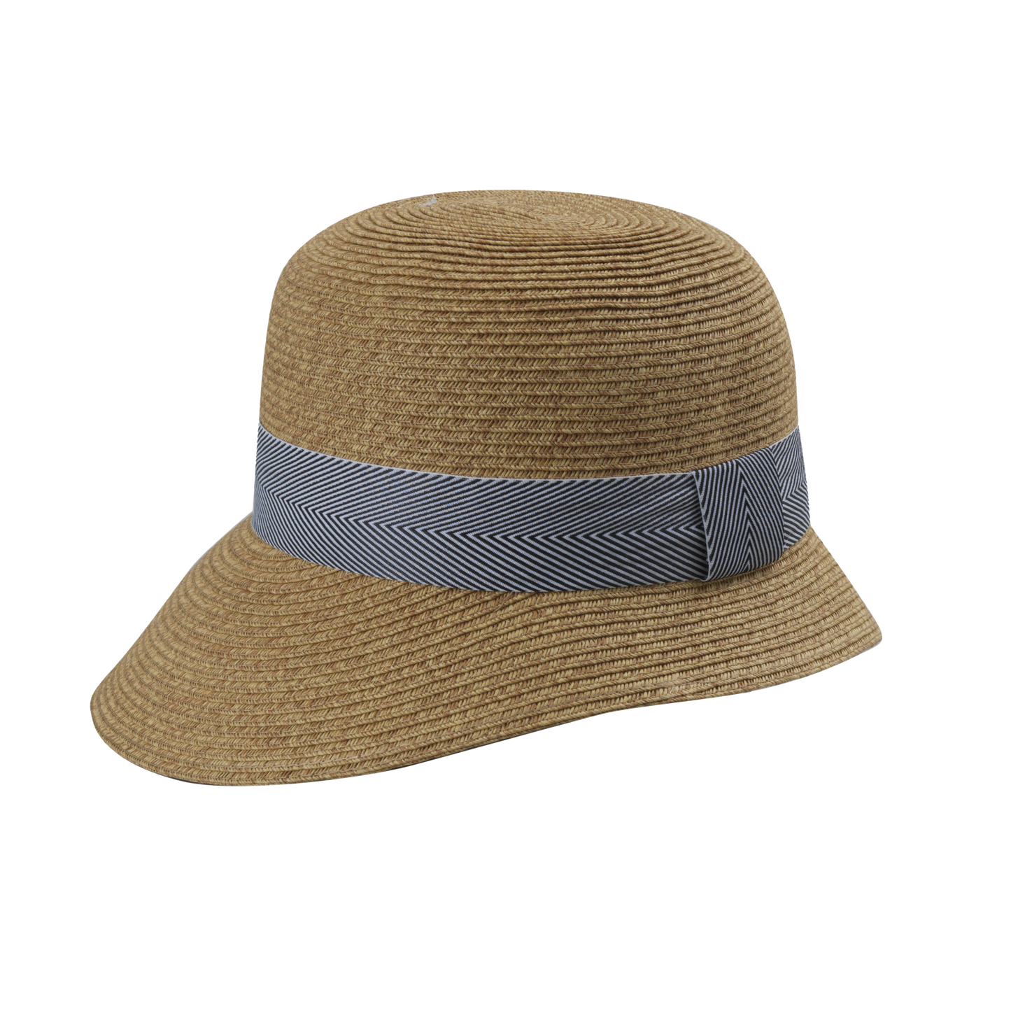 Chevron Cloche Black