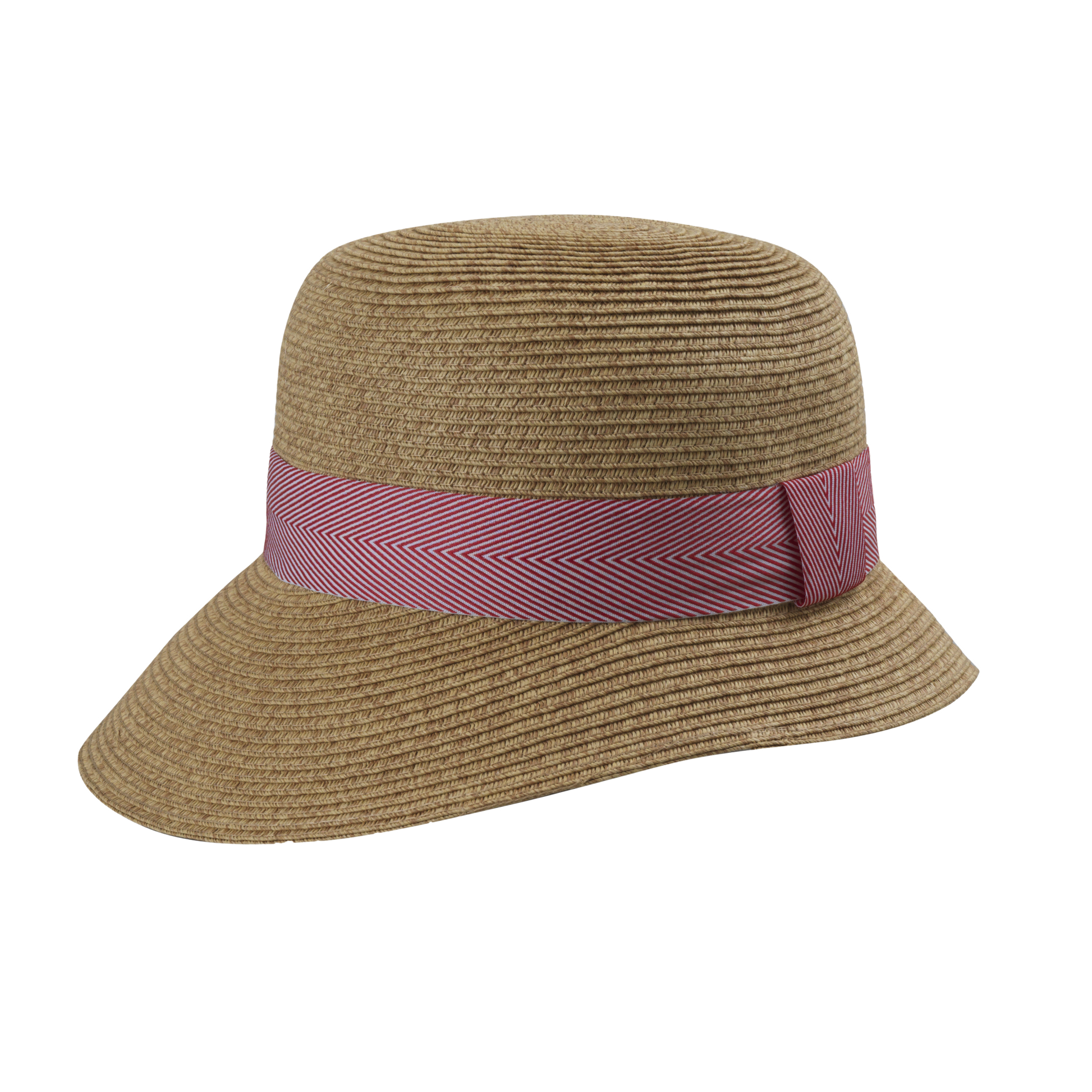 Chevron Cloche Red