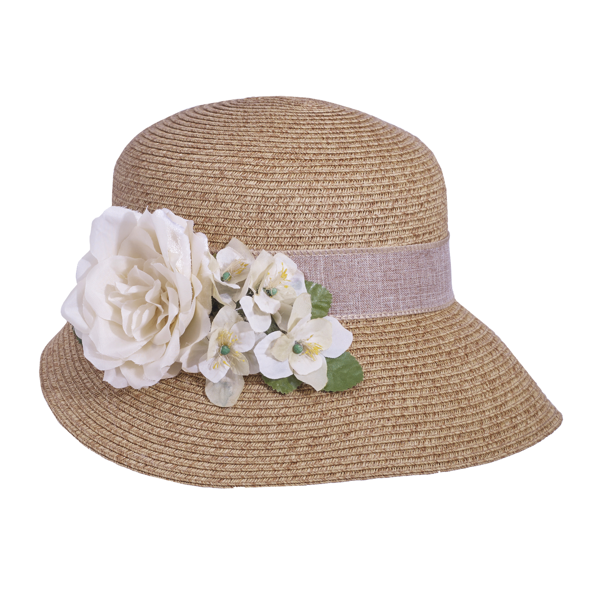 Asymmetrical Rose Natural/Cream
