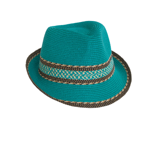 Mayan Fedora Turquoise
