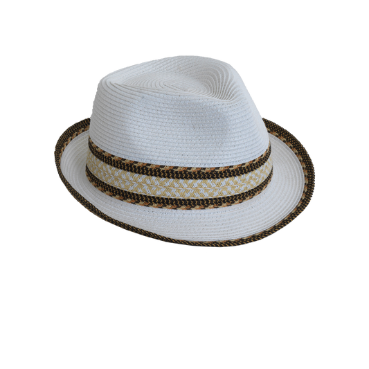 Mayan Fedora White