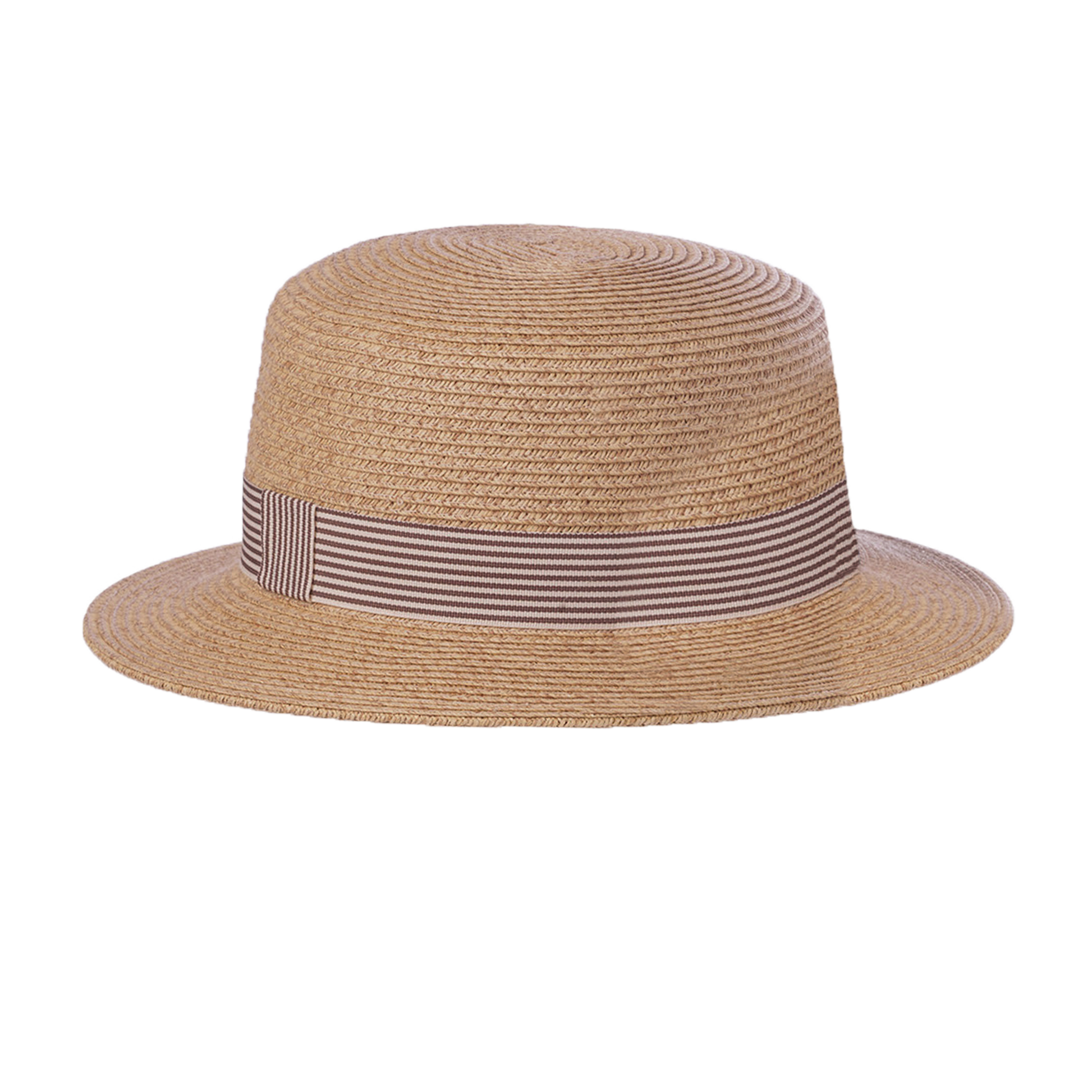 Packable Boater Natural/Brown