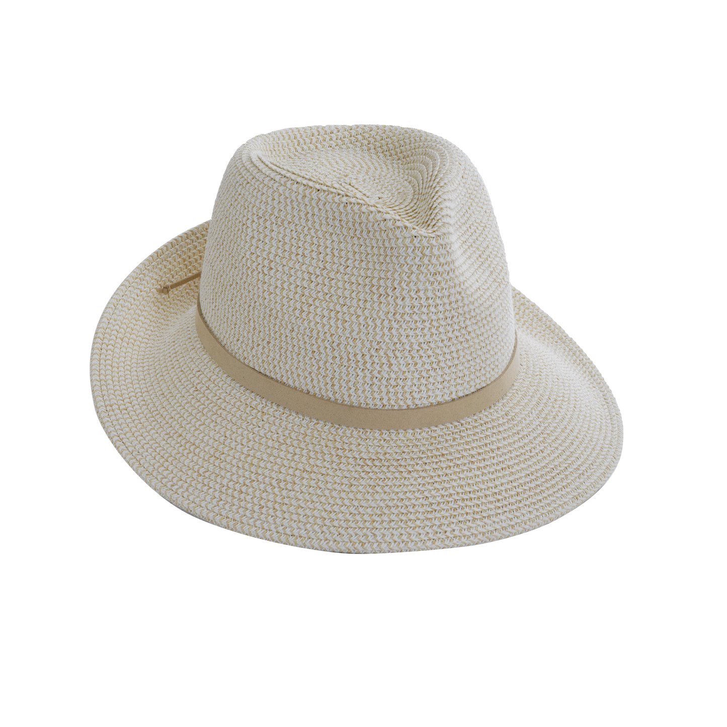 Heather Fedora with Suede Black
