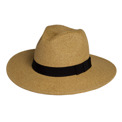 Wide Brim Fedora Natural / Small
