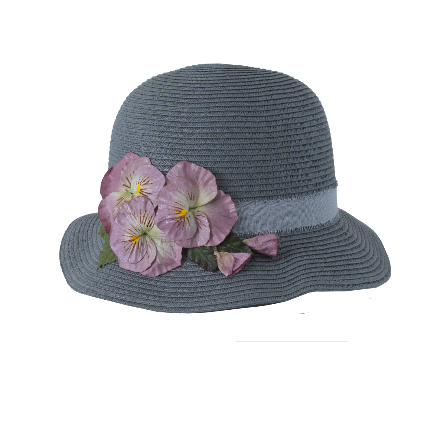 Three Pansy Cloche Toast/Fuchsia