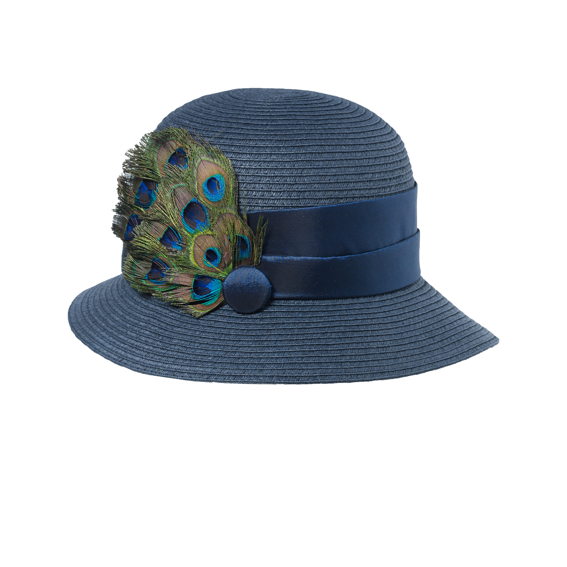 Feather Packable Cloche Navy