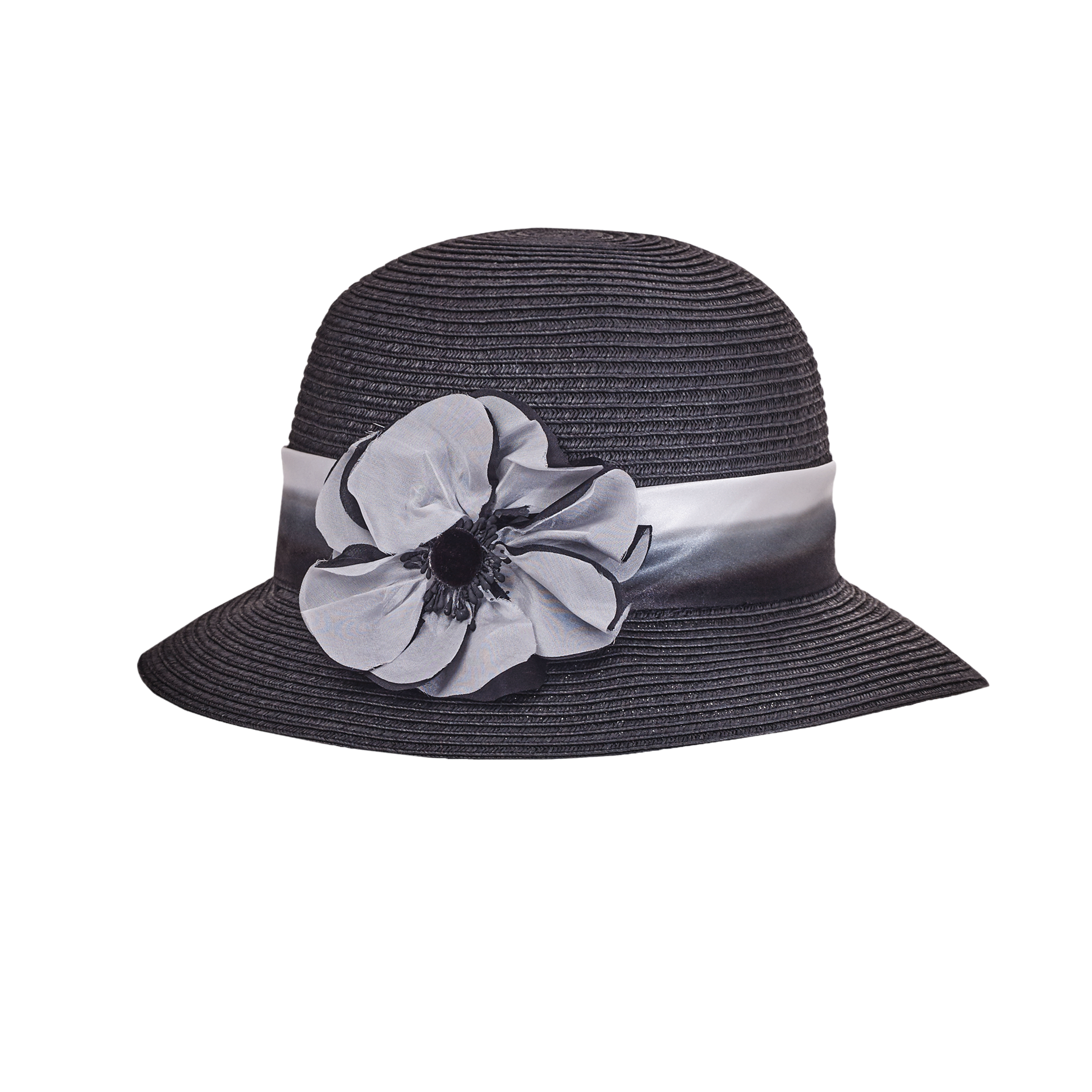 Poppy Cloche Black