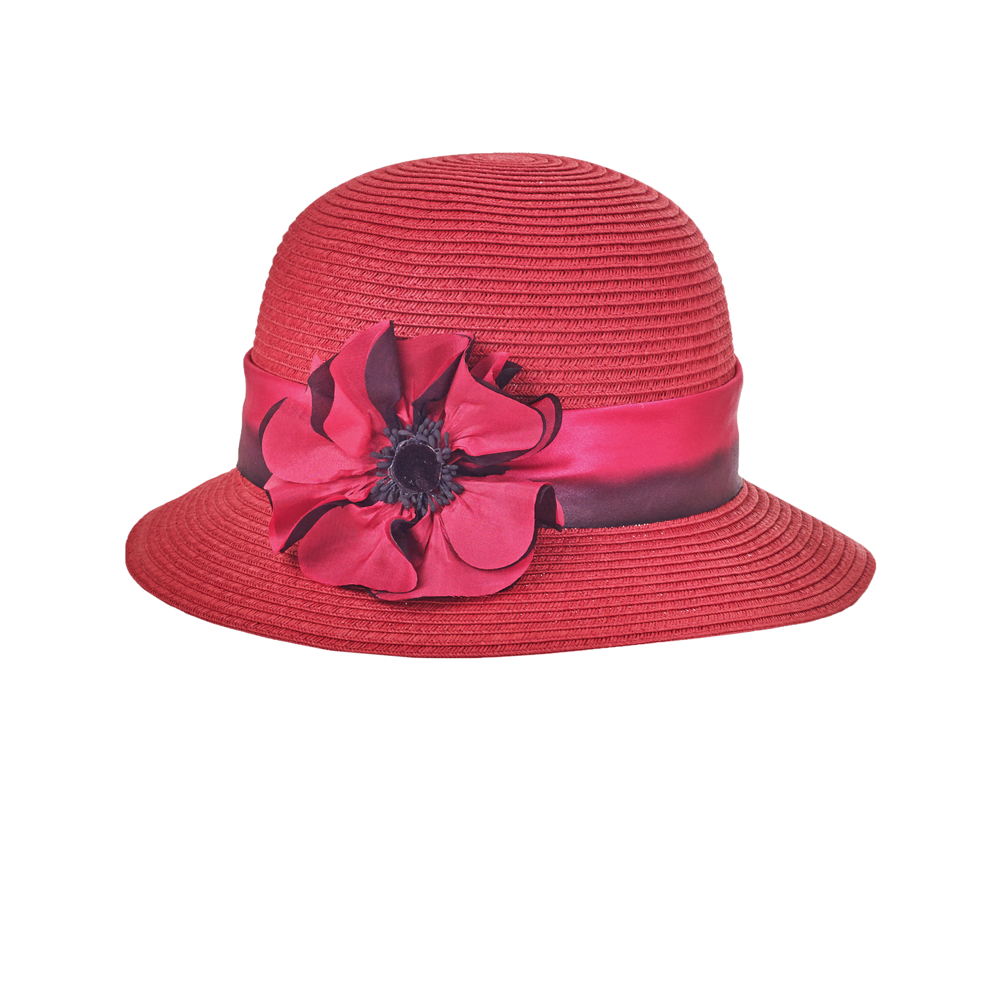 Poppy Cloche Red
