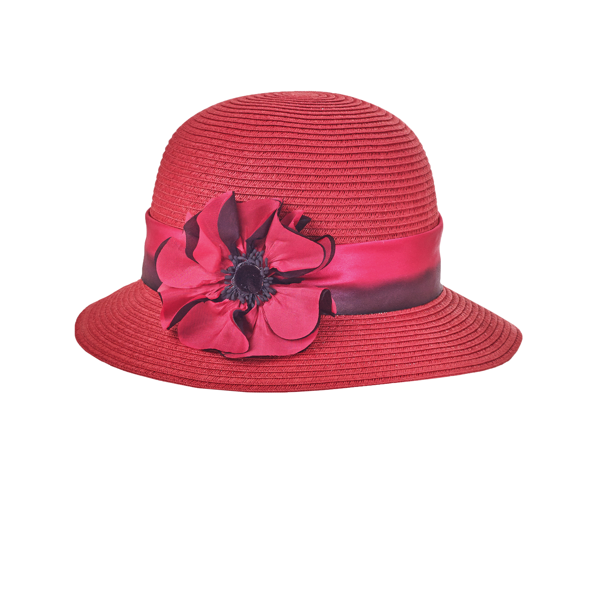 Poppy Cloche Red