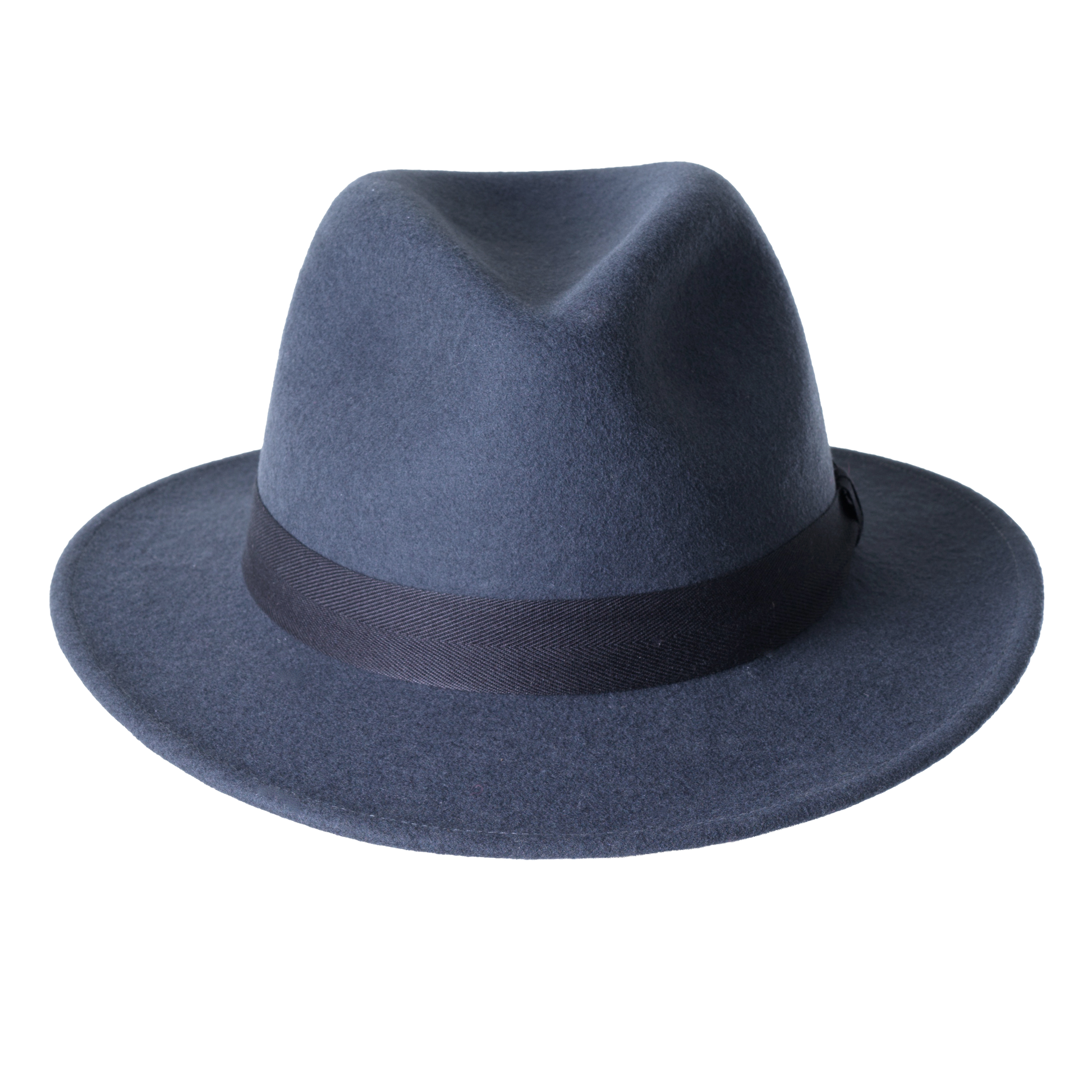 Twill Band Fedora Grey / Small