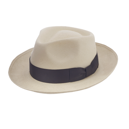 Panama Porkpie Fedora Natural / SMALL