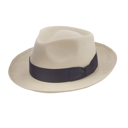 Panama Porkpie Fedora Natural / SMALL