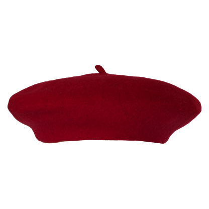 Wool Beret Burgundy