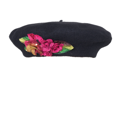 Dried Rosette Tam Black