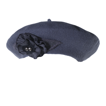 Tweed Trim Beret