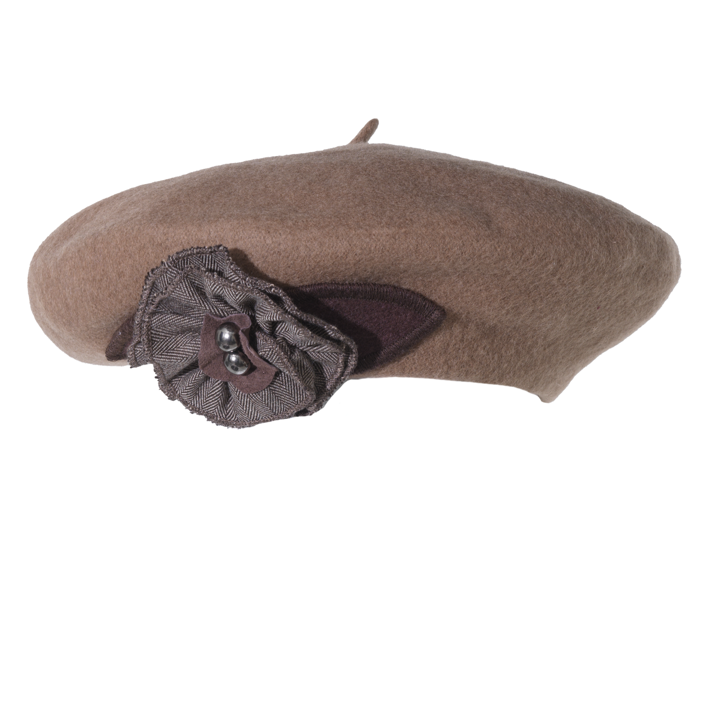 Tweed Trim Beret