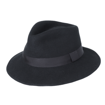 Felt Fedora Hat Black / Small