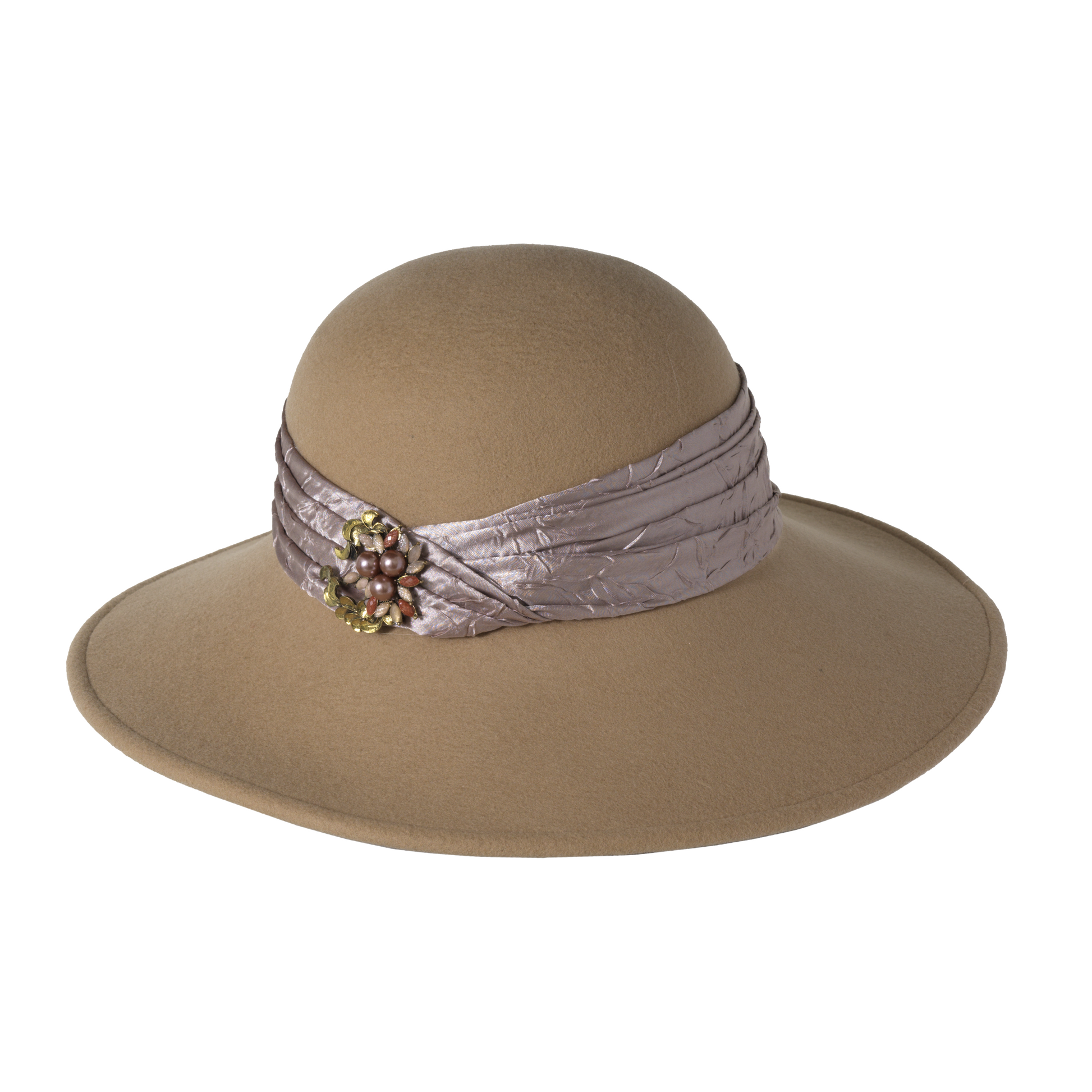 Brooch Lampshade Hat Camel