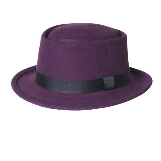 Felt Pork Pie Plum