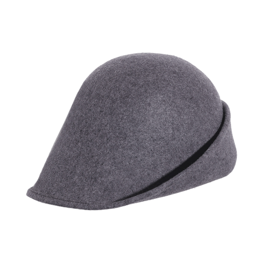 Six Way Felt Hat Light Grey