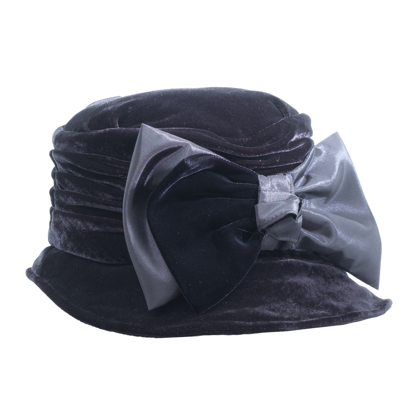 Velvet Bow Softie Black
