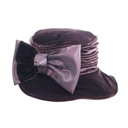 Velvet Bow Softie Brown
