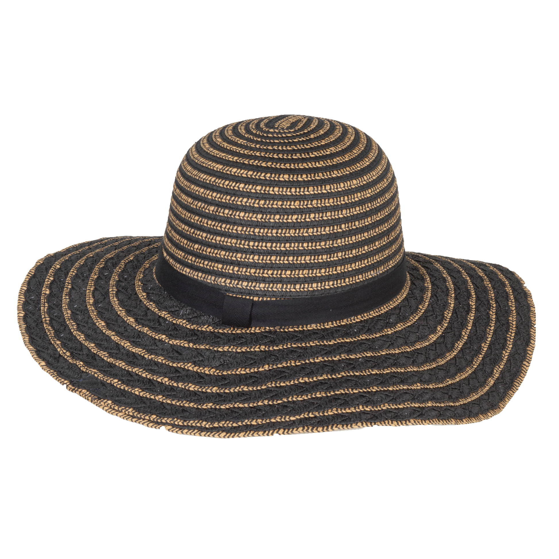 Braid Brim Sunhat Black