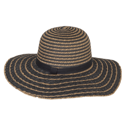 Braid Brim Sunhat Black
