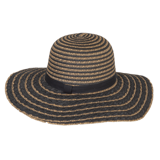 Braid Brim Sunhat Black