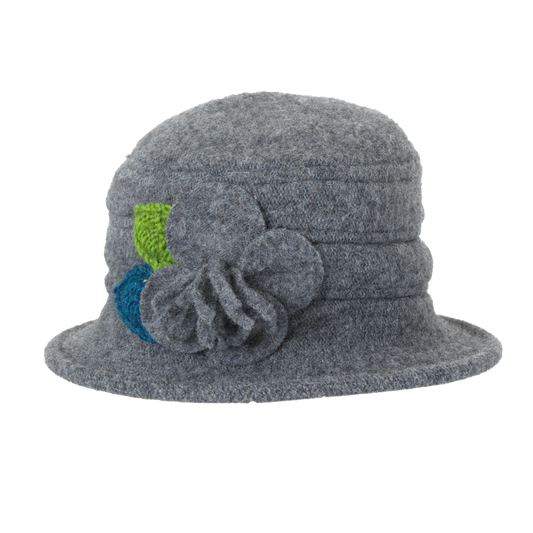 Soft Wool Cloche Gray