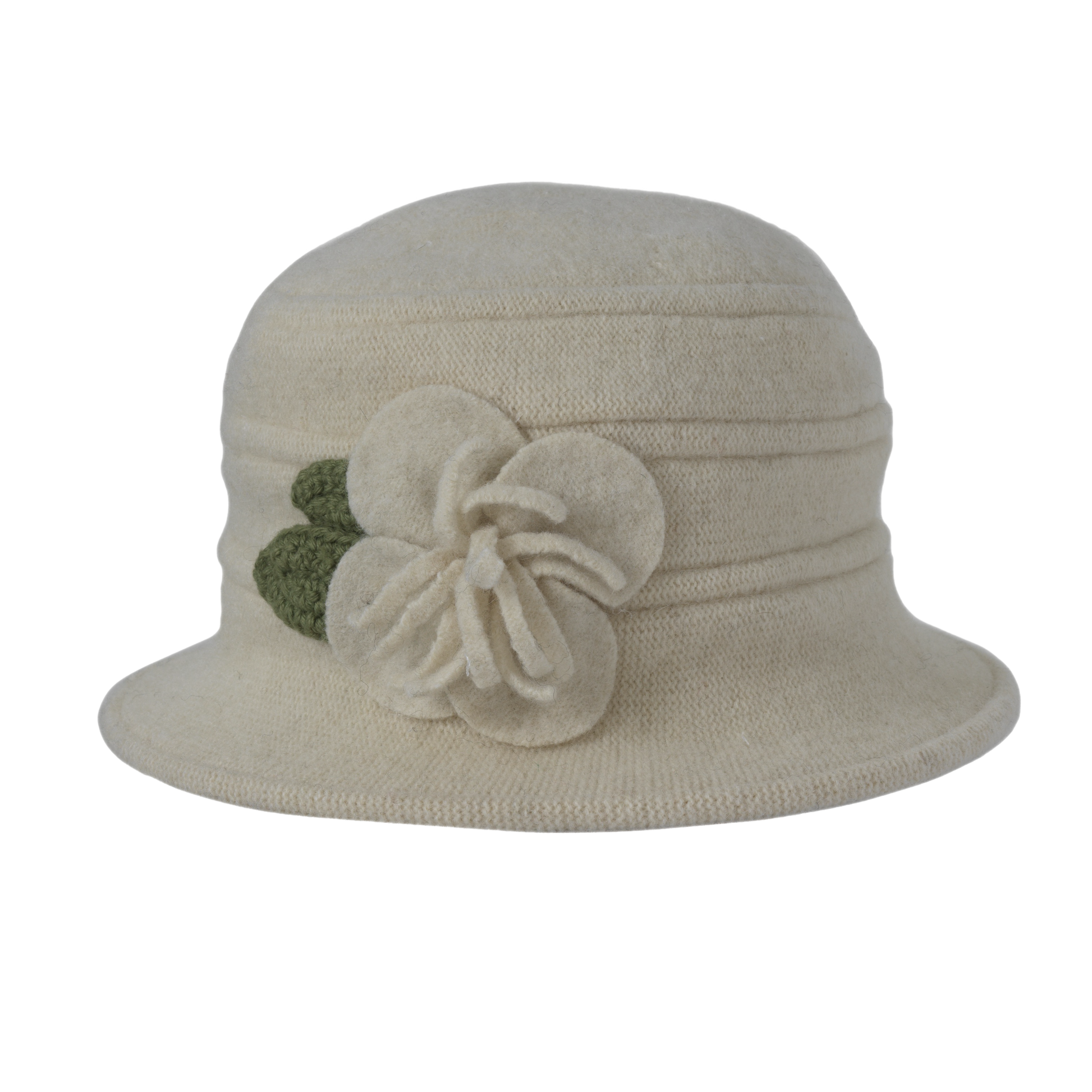 Soft Wool Cloche White
