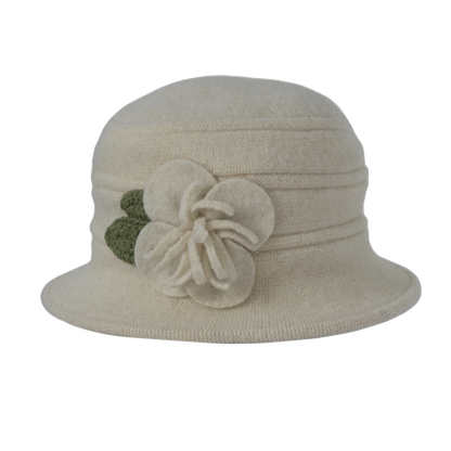 Soft Wool Cloche White