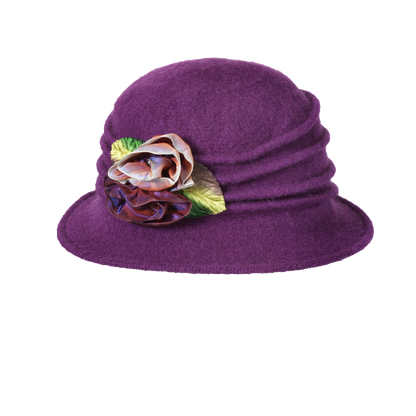 Ombre Rose Cloche Plum